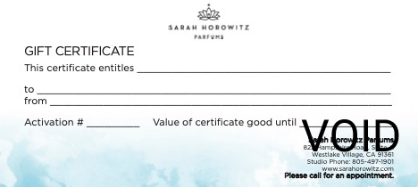 Journey Gift Certificates